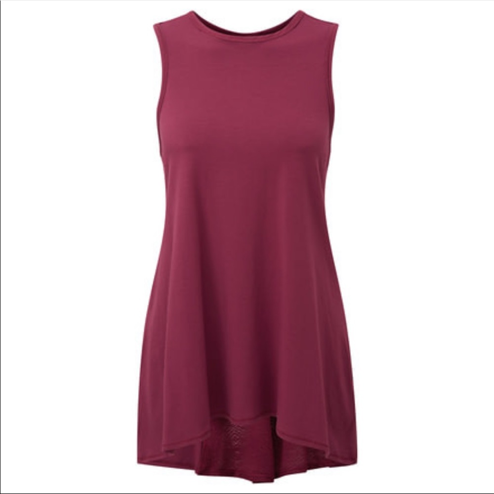 NWT Sherpa Maya Tank Burgundy Size Small Fits like a Medium